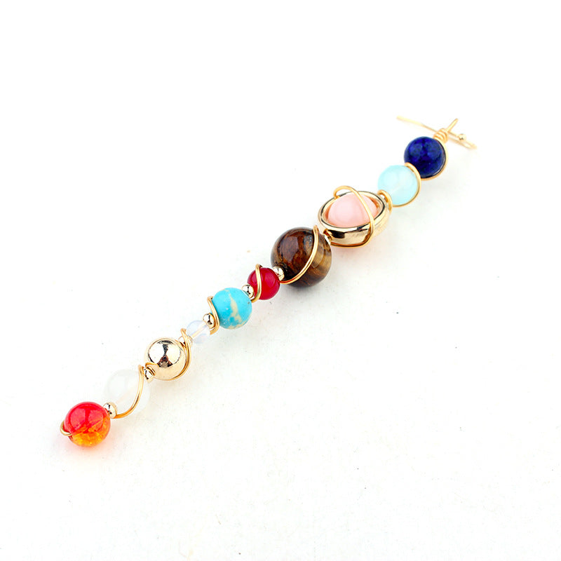 Universe Solar System Stone Earrings - Shuntia Symonette