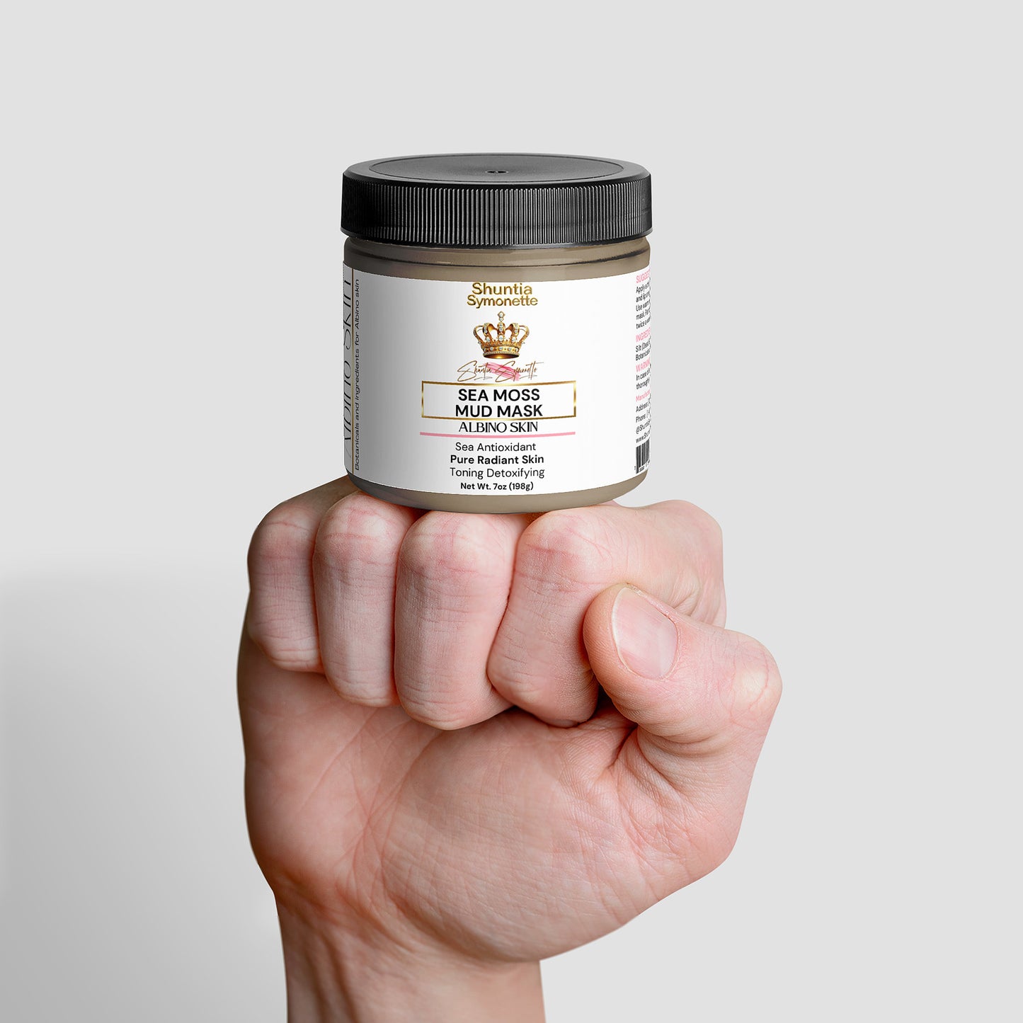 Sea Moss Mud Mask For Albino Skin