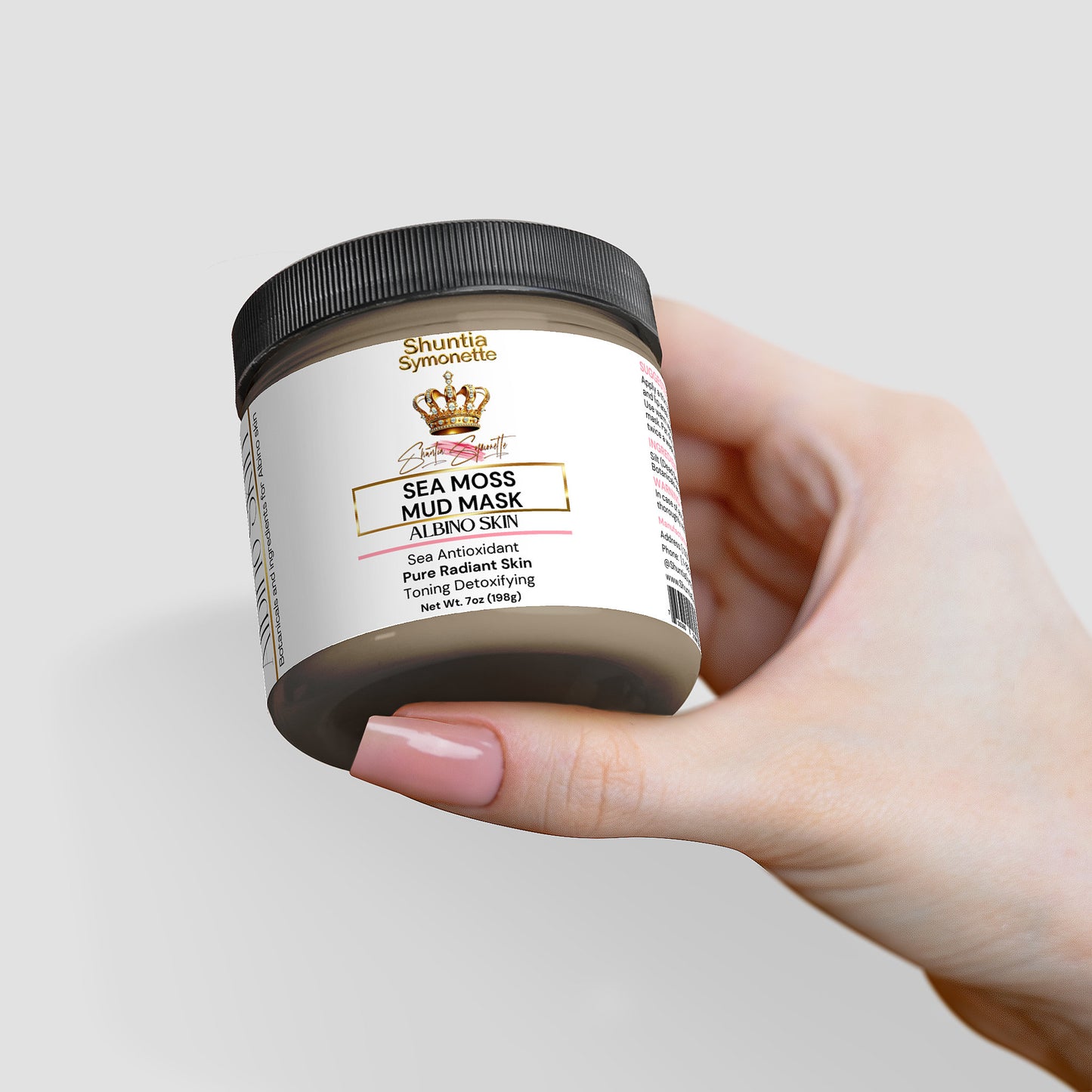 Sea Moss Mud Mask For Albino Skin