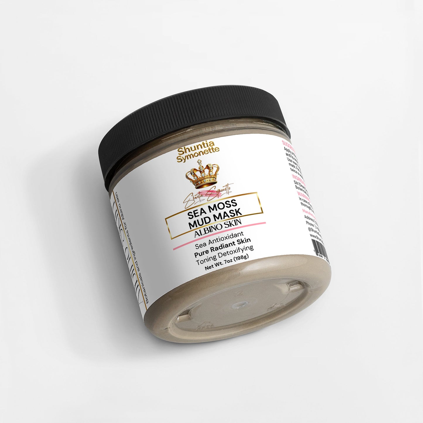 Sea Moss Mud Mask For Albino Skin
