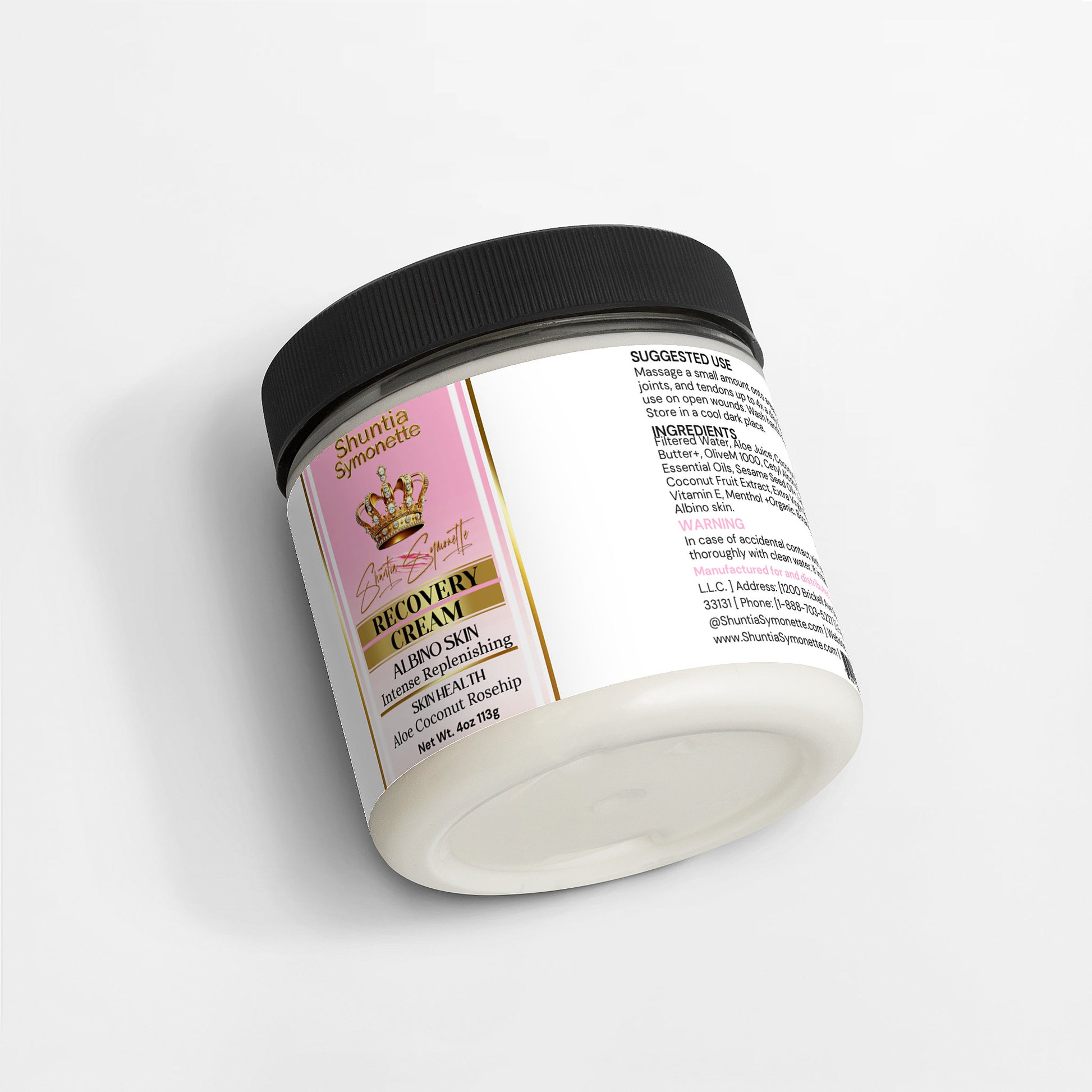 Recovery Cream For Albino Skin - Shuntia Symonette