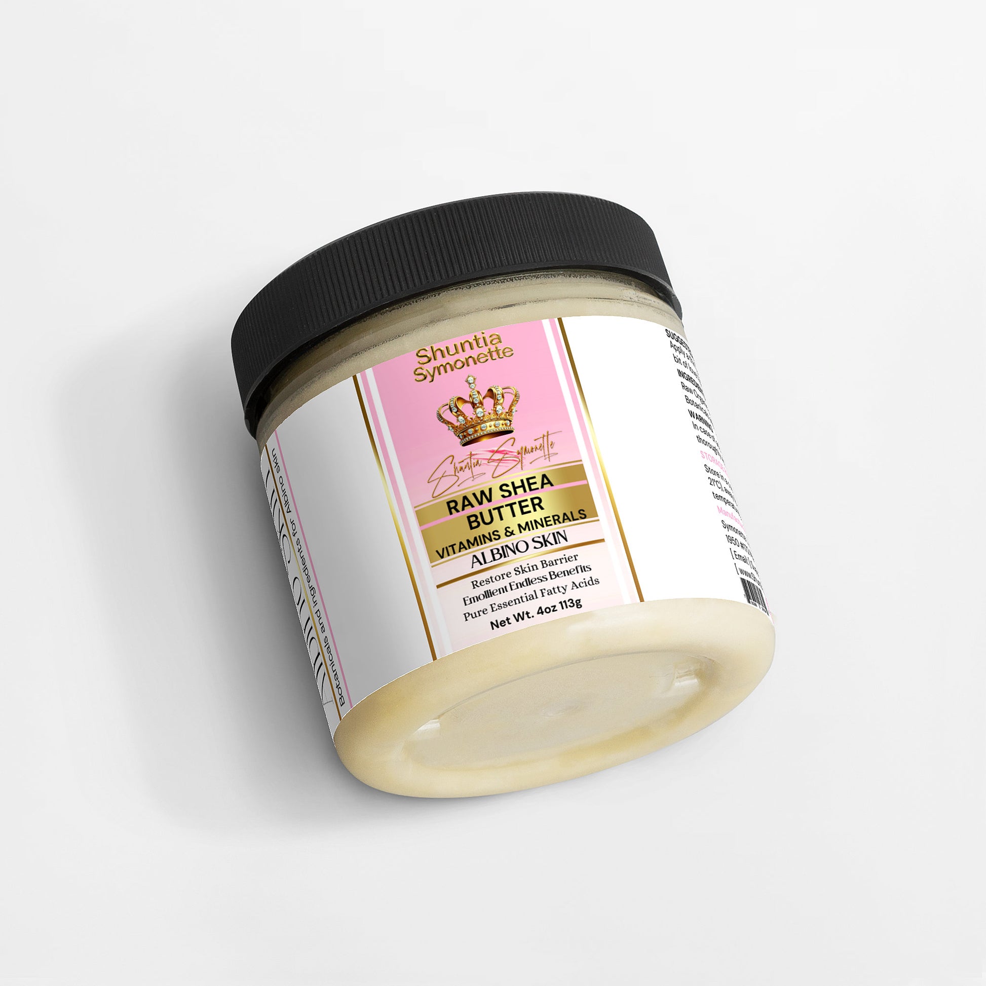 Raw Shea Butter For Albino Skin - Shuntia Symonette