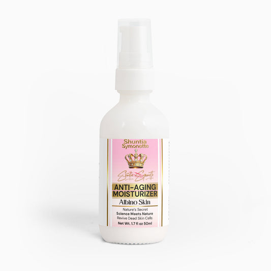 Anti Aging Moisturizer for Albino Skin - Shuntia Symonette