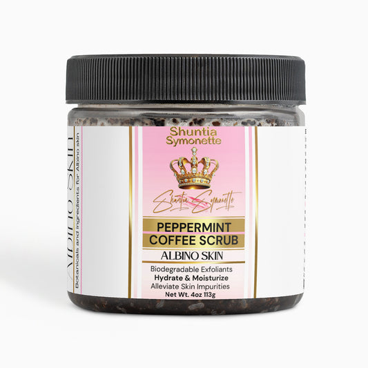 Peppermint Coffee Scrub For Albino Skin - Shuntia Symonette