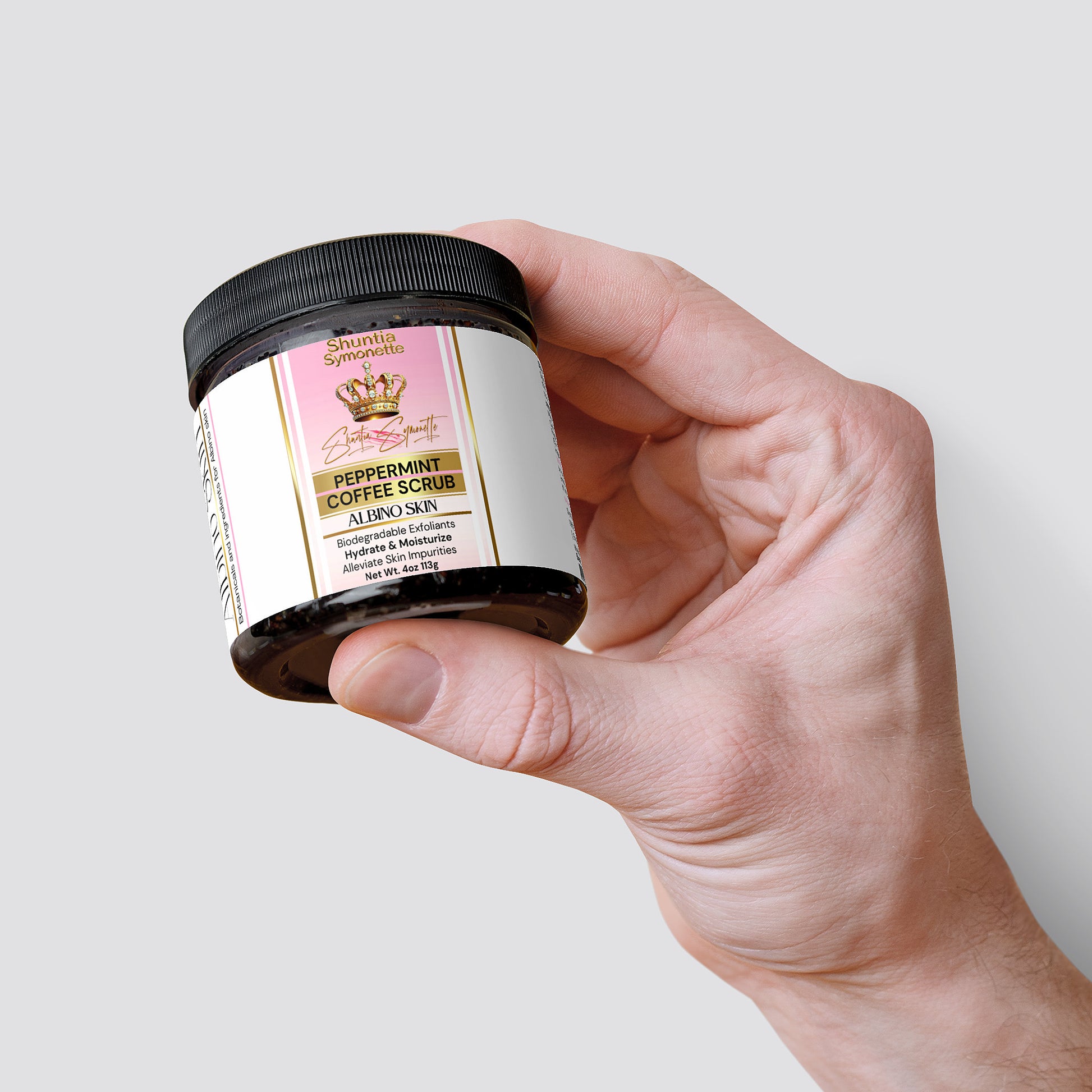 Peppermint Coffee Scrub For Albino Skin - Shuntia Symonette