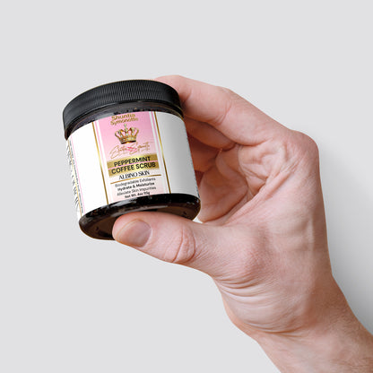 Peppermint Coffee Scrub For Albino Skin - Shuntia Symonette