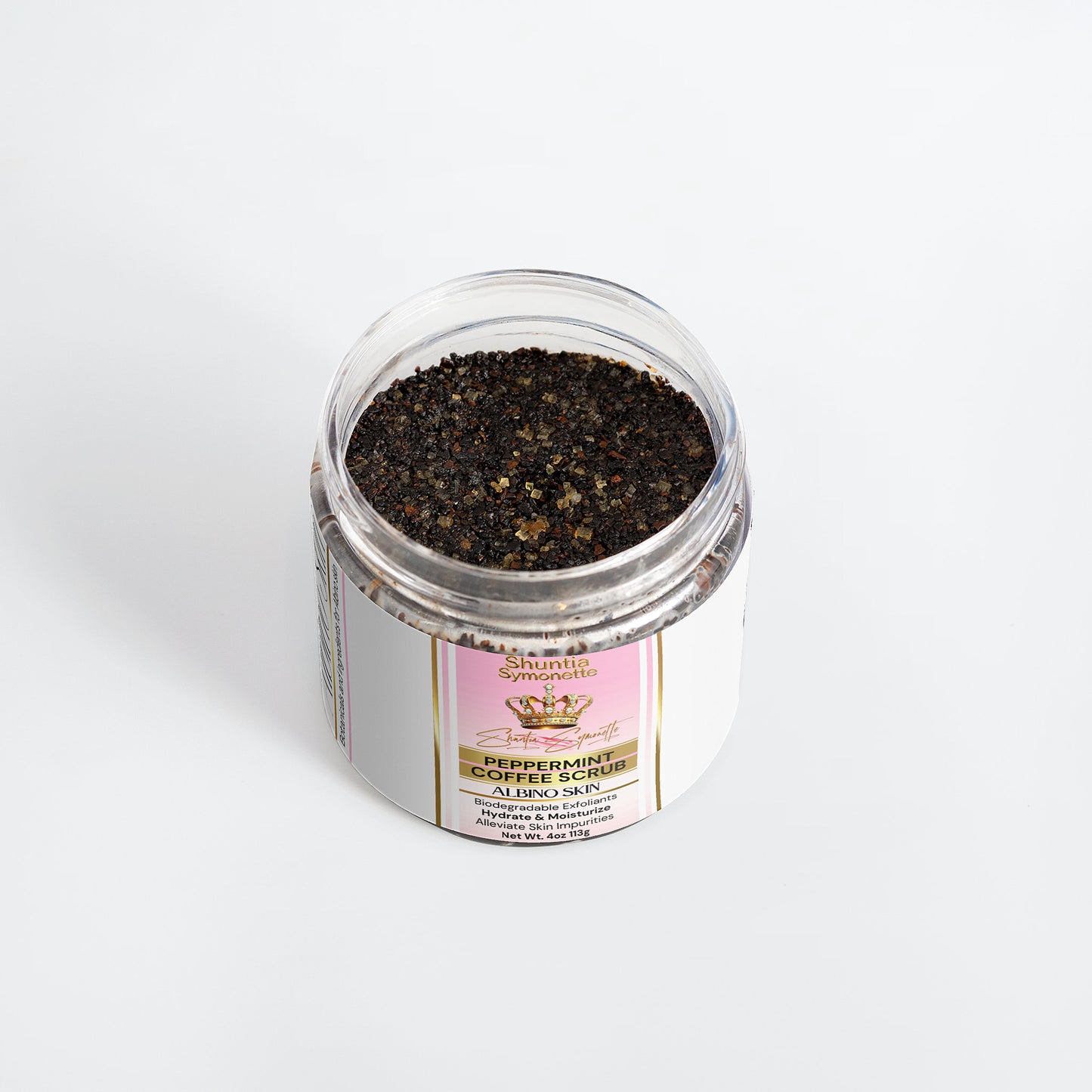 Peppermint Coffee Scrub For Albino Skin - Shuntia Symonette