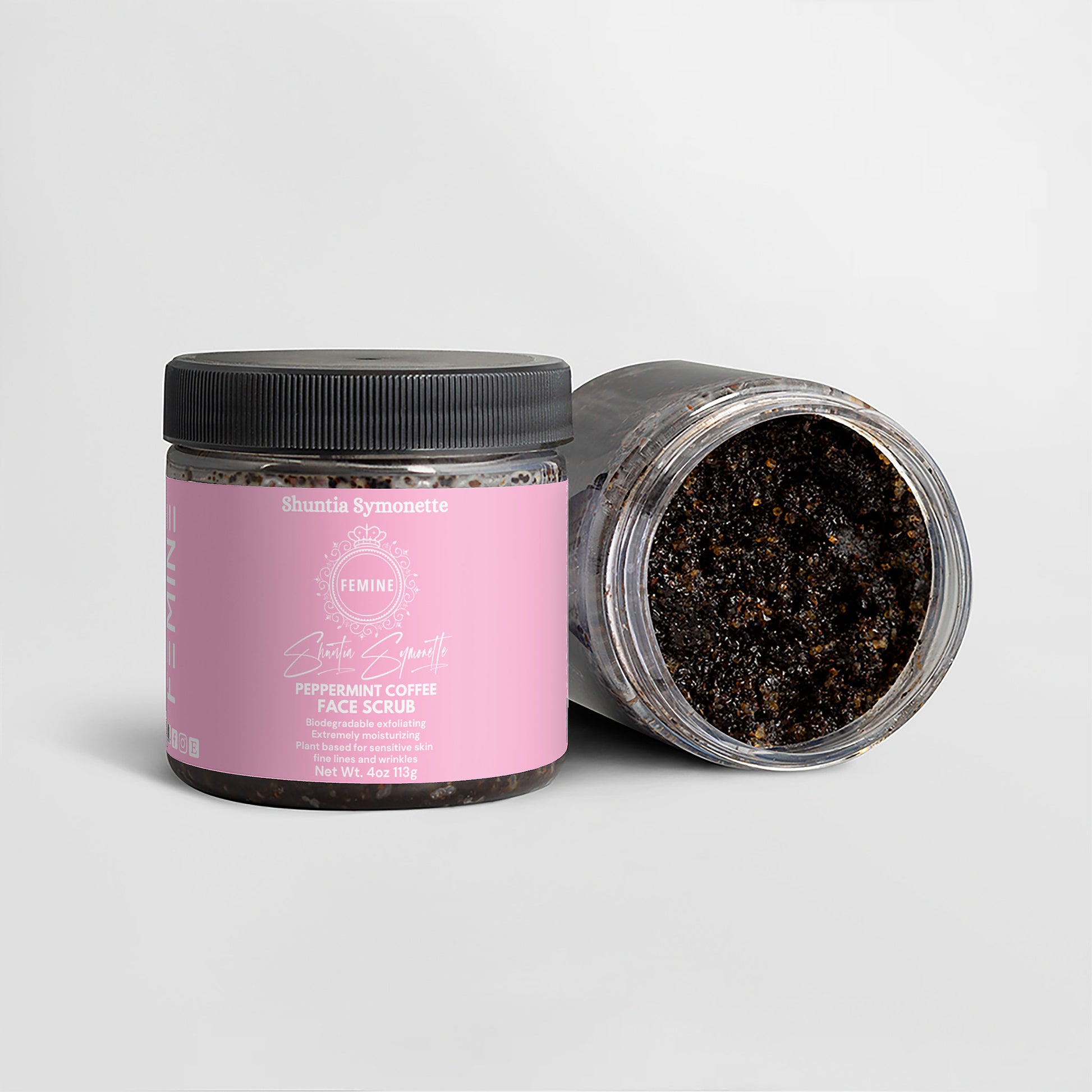 Peppermint Coffee Scrub - Shuntia Symonette