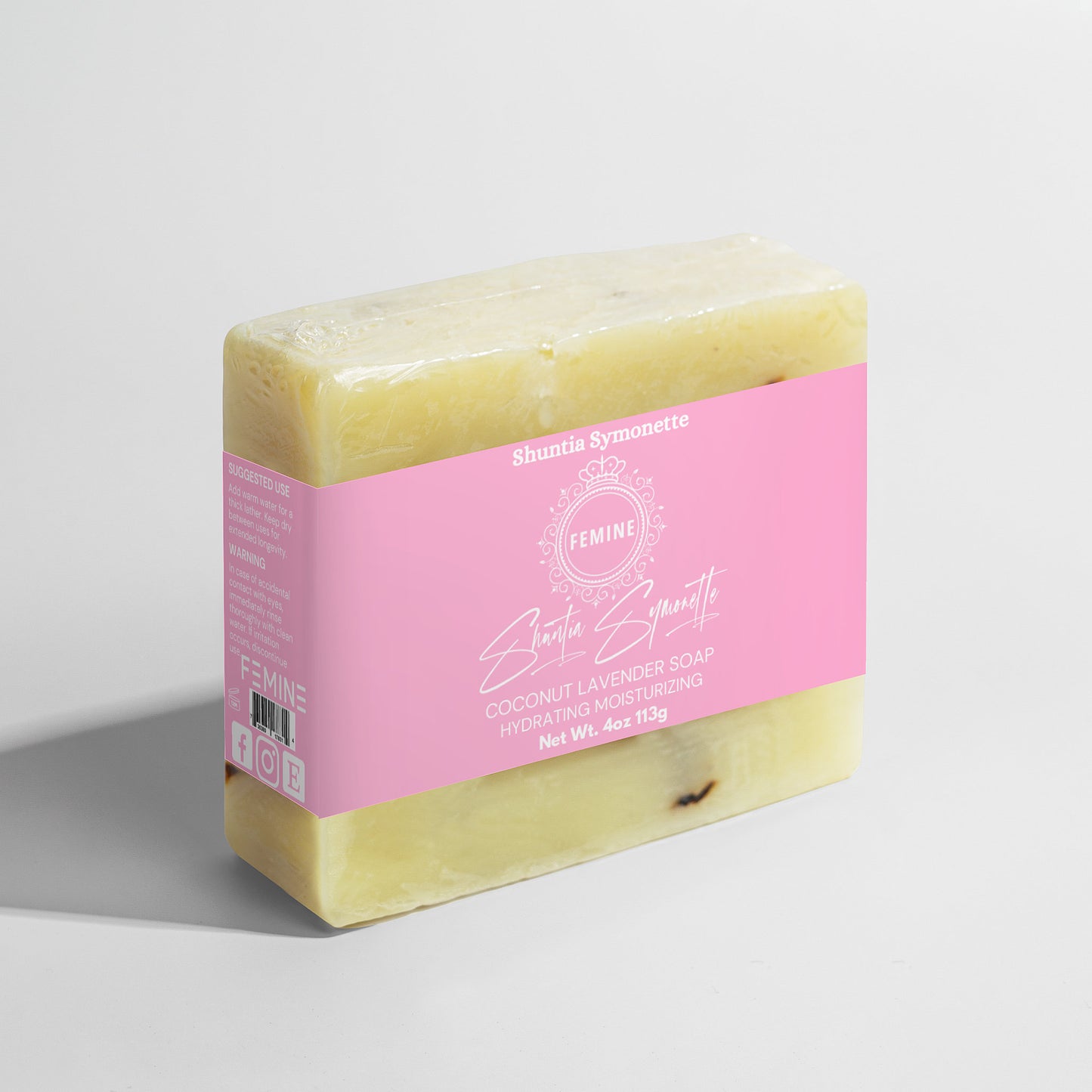 Coconut Lavender Soap - Shuntia Symonette