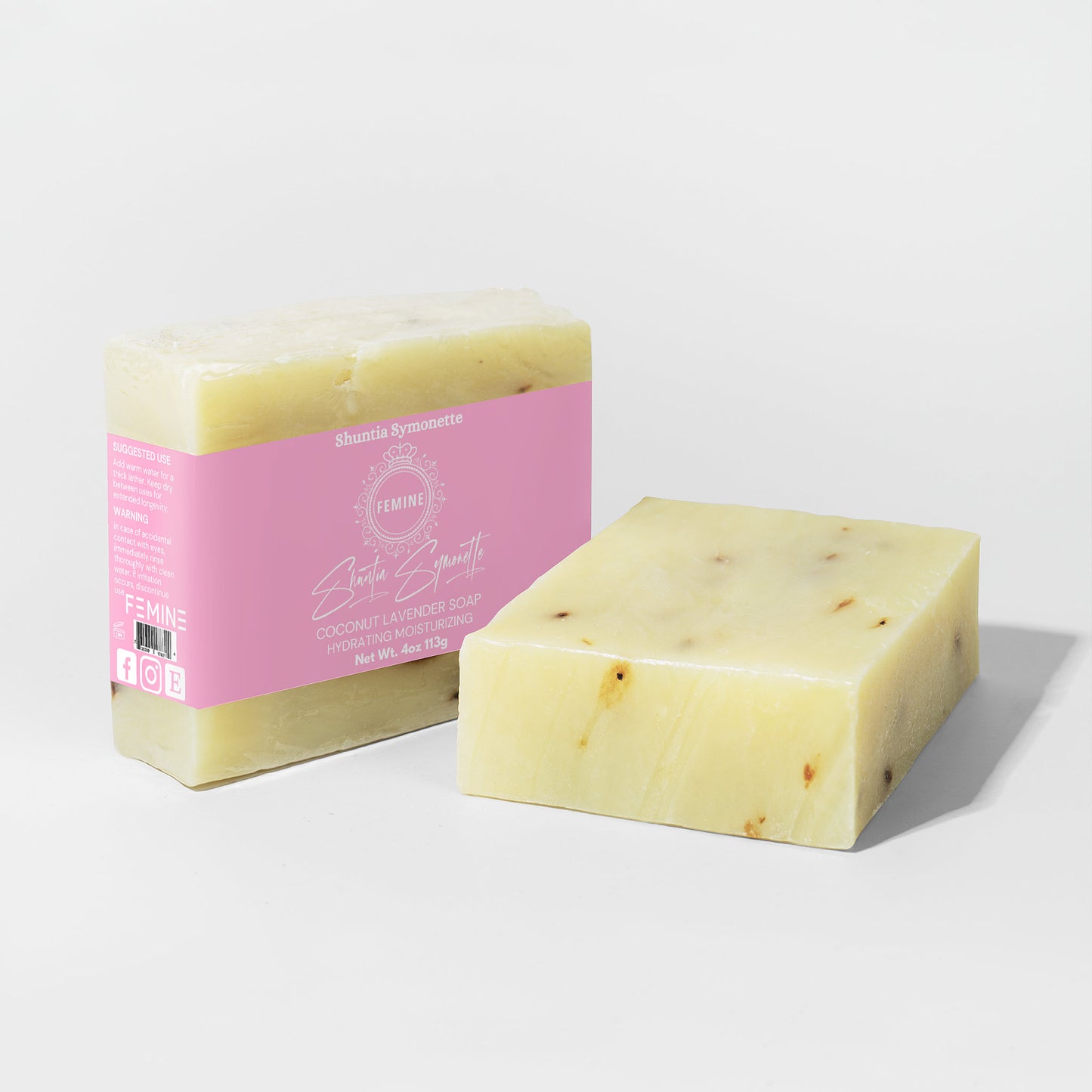 Coconut Lavender Soap - Shuntia Symonette