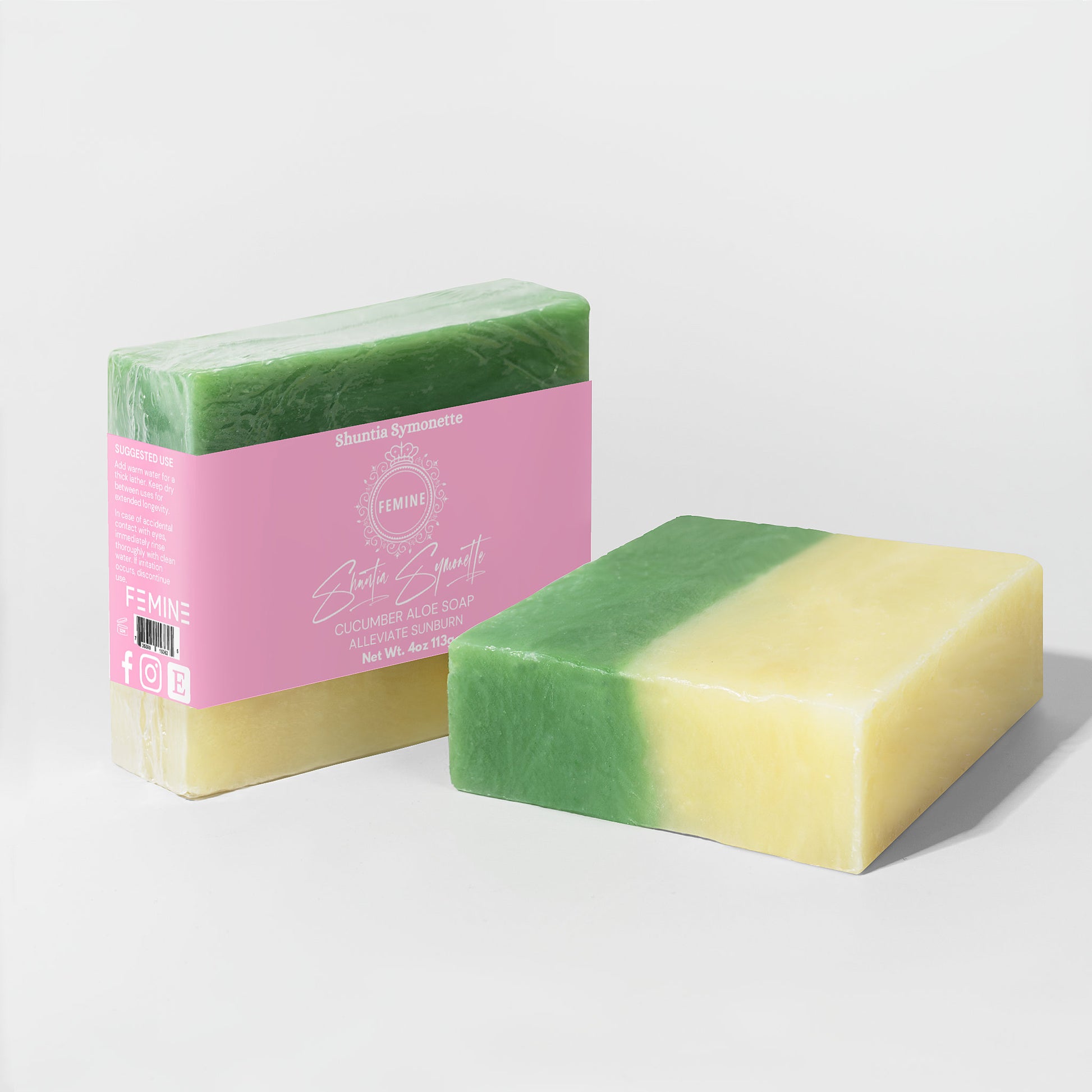 Cucumber Aloe Soap - Shuntia Symonette