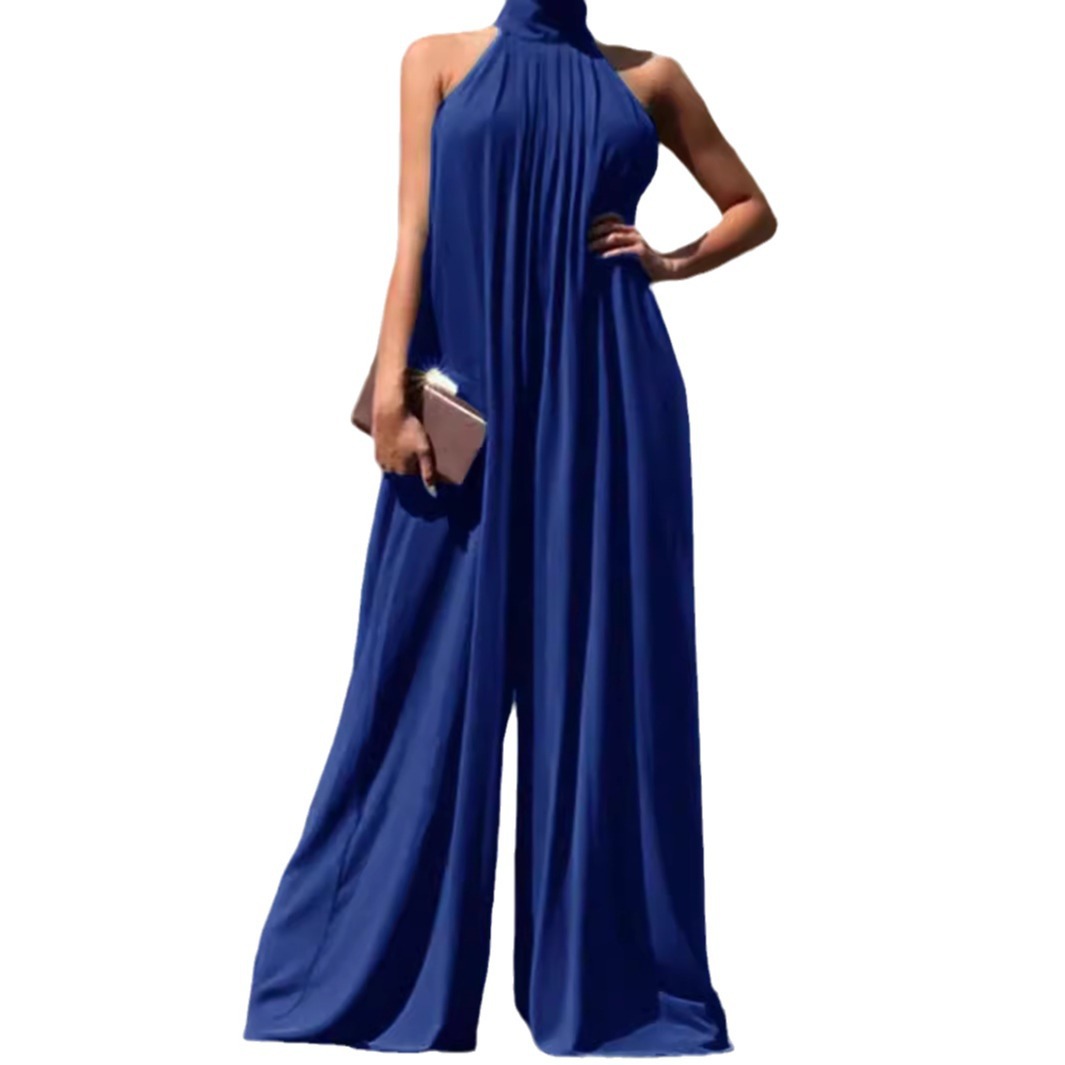 Casual Chiffon Sleeveless Jumpsuit - Shuntia Symonette