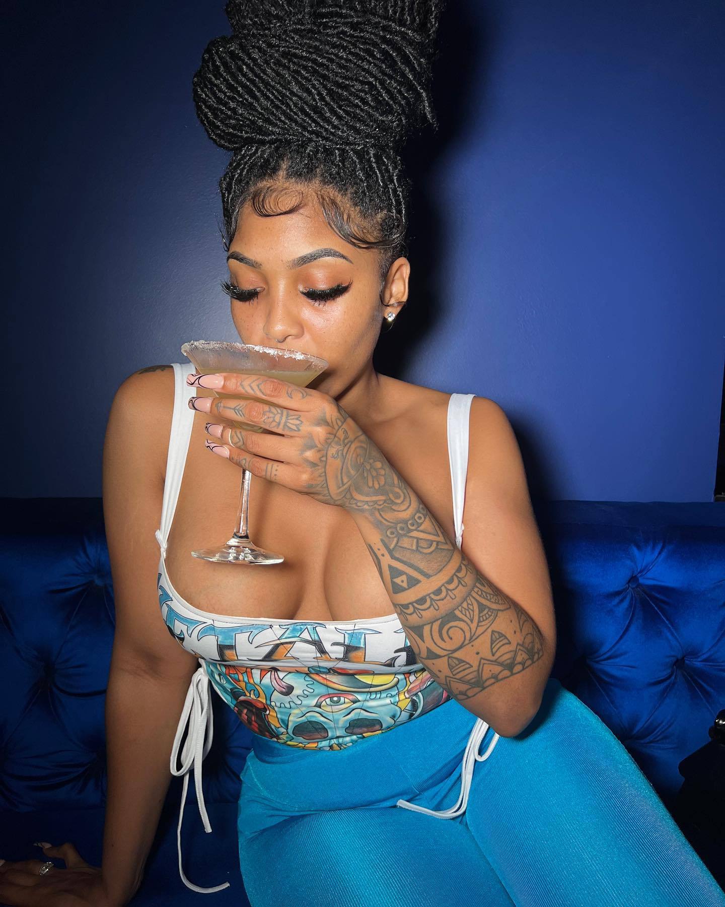 Clock It Spaghetti Strap Top - Shuntia Symonette