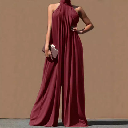 Casual Chiffon Sleeveless Jumpsuit - Shuntia Symonette