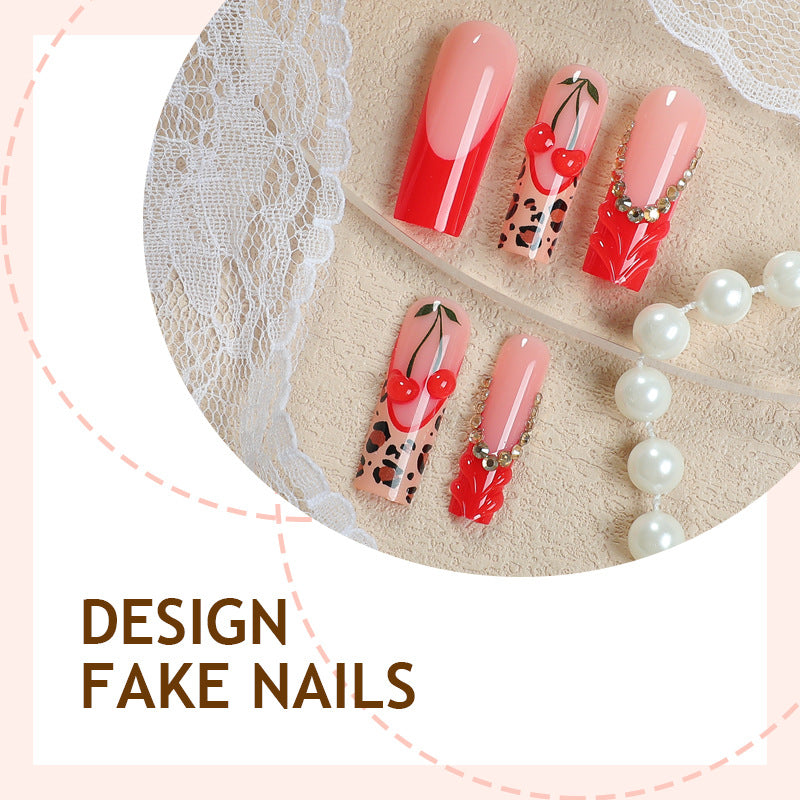 Red Spice Press On Nails - Shuntia Symonette