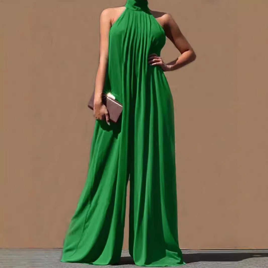 Casual Chiffon Sleeveless Jumpsuit - Shuntia Symonette