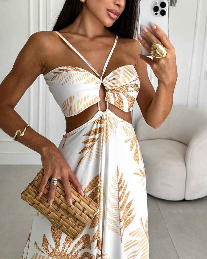 Fashion Printed Dress For Woman - Shuntia Symonette