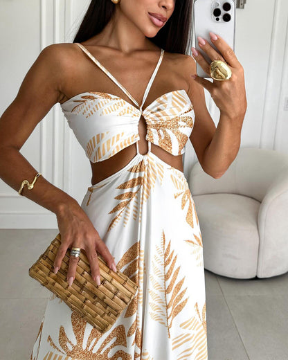 Fashion Printed Dress For Woman - Shuntia Symonette