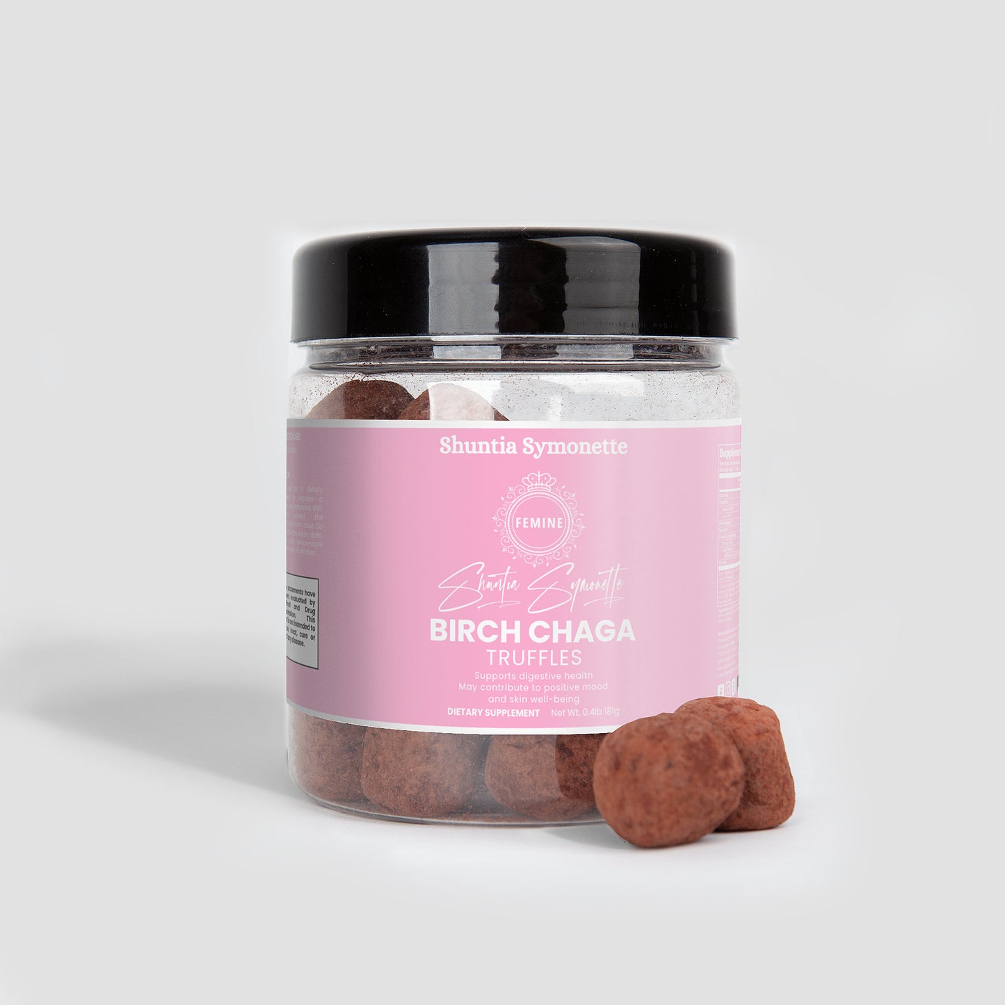 Birch Chaga Truffles adaptogenic mushroom superfood antioxidant wellness luxury functional food immune support beauty from within trending health supplement by Shuntia Symonette shop the viral trending product on amazon etsy google facebook Instagram TikTok shopify youtube shop