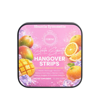 Fast dissolve hangover recovery oral strips supplement for hydration support and energy restoration