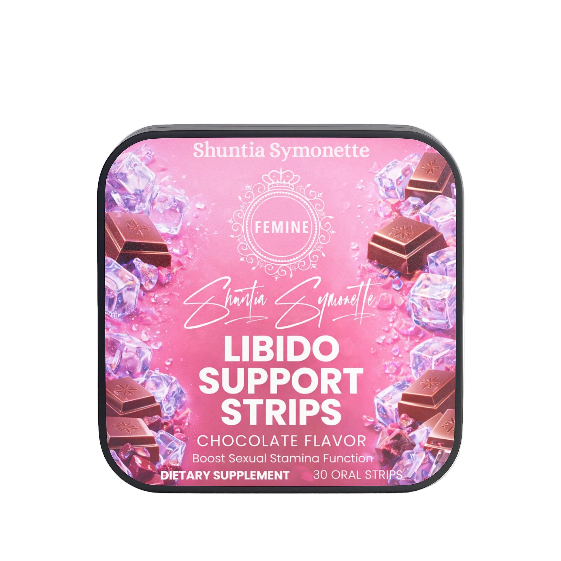 Fast dissolve libido support oral strips for vitality and performance wellness supplement