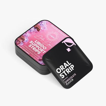 Fast dissolve libido support oral strips for vitality and performance wellness supplement