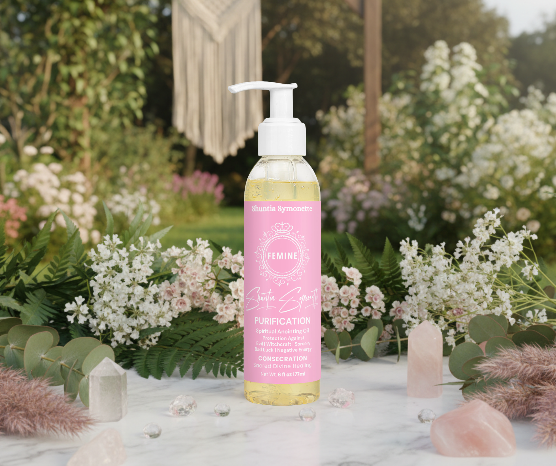 Purification Oil spiritual cleansing anointing oil holistic wellness ritual aromatic botanical blend luxury self care routine energy cleanse trending spiritual wellness product by Shuntia Symonette shop the viral trending product on amazon etsy google facebook Instagram TikTok shopify youtube pineterest shop