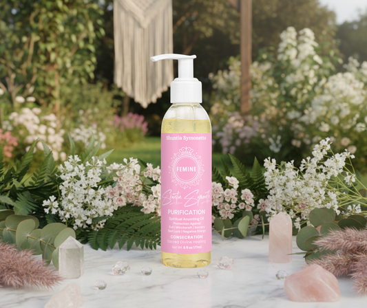 Purification Oil spiritual cleansing anointing oil holistic wellness ritual aromatic botanical blend luxury self care routine energy cleanse trending spiritual wellness product by Shuntia Symonette shop the viral trending product on amazon etsy google facebook Instagram TikTok shopify youtube pineterest shop