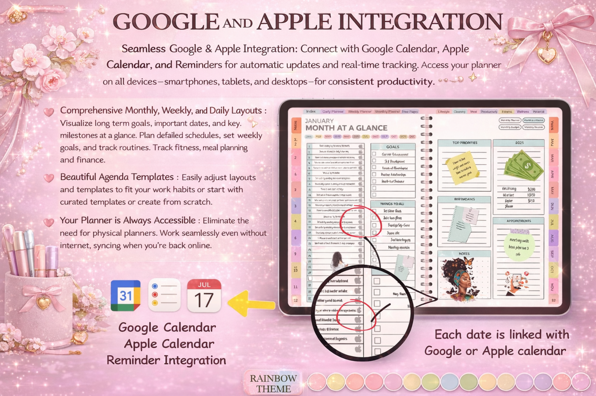 Digital Phone Journal Blueprint | Daily | Weekly | Monthly | Planner for Business | School | Goal Planning | Instant Download - Shuntia Symonette