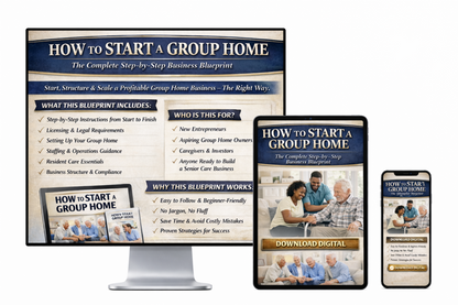 Group Home 3 Day Course Blueprint | Digital Download | Group Home Planning Organization Resource - Shuntia Symonette