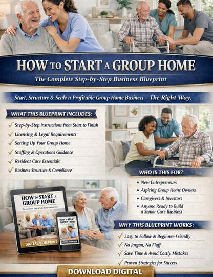 Group Home 3 Day Course Blueprint | Digital Download | Group Home Planning Organization Resource - Shuntia Symonette
