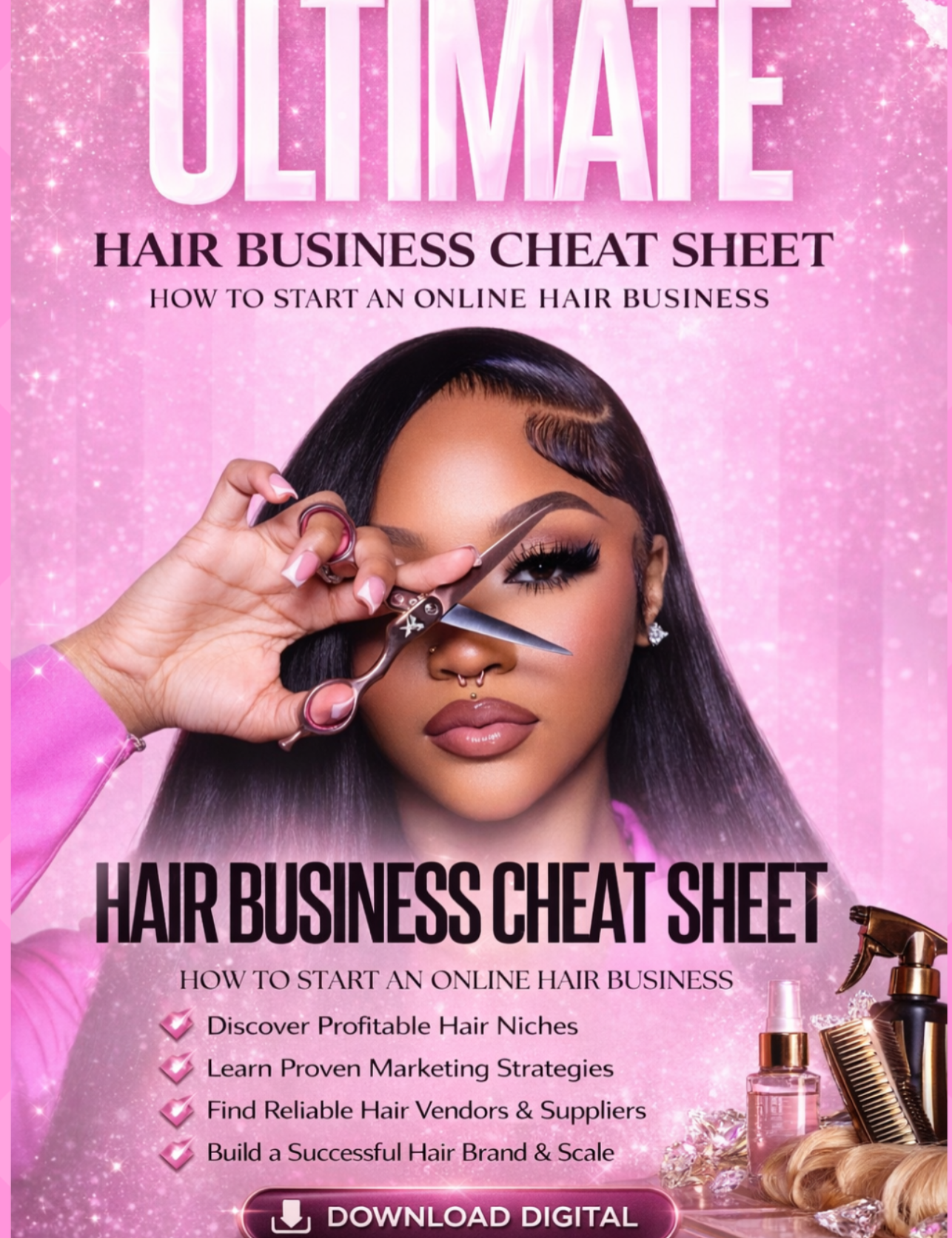 Hair Business 3 Day Course Blueprint | Digital Download | Hair | Beauty Business Planning | Organization Resource - Shuntia Symonette