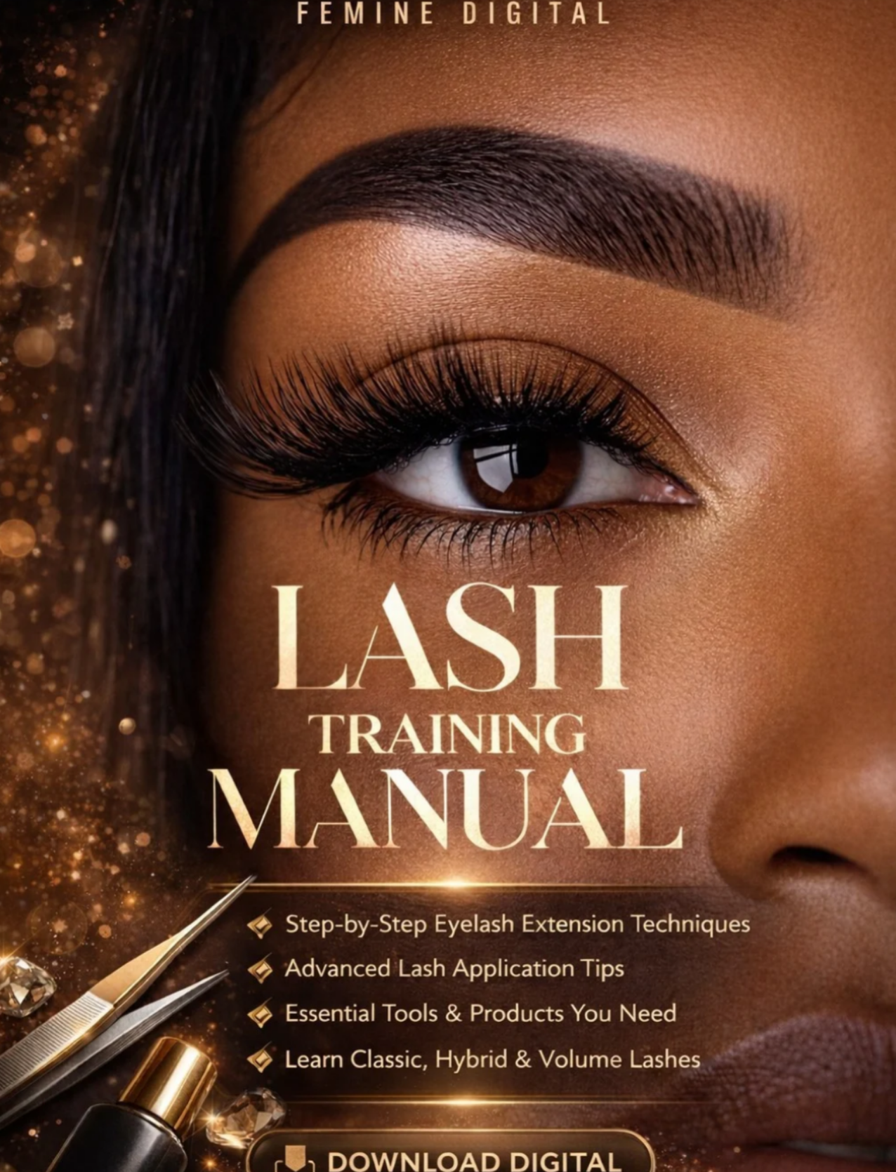 Lash Training Manual 3 Day Course Blueprint | Digital Download | Lash Artist Training & Organization Resource - Shuntia Symonette