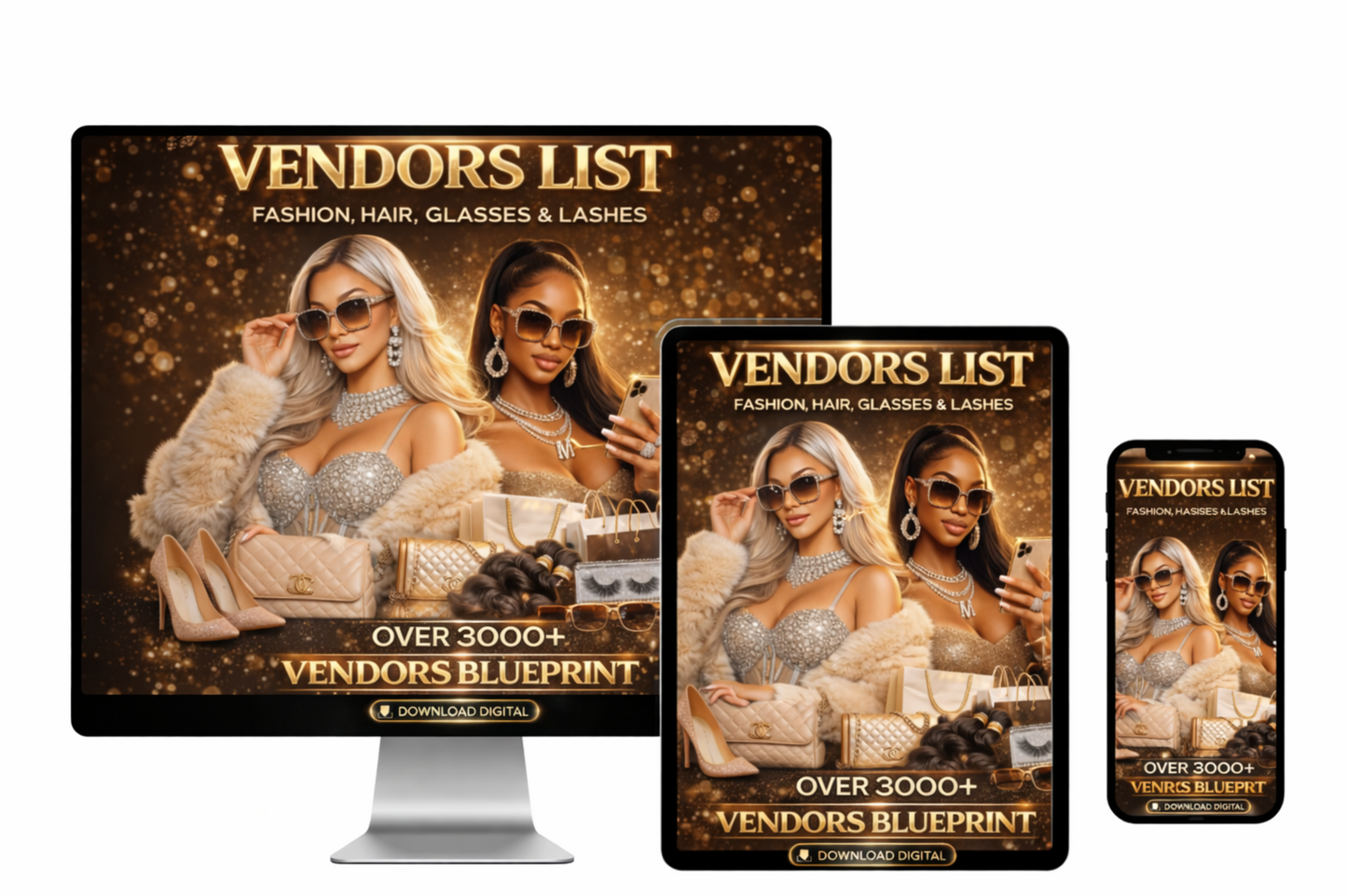 Vendors List 3 Day Course Blueprint | Digital Download | Vendor Resource for Online Sellers | Boutique  ECommerce Planning Tool - Shuntia Symonette