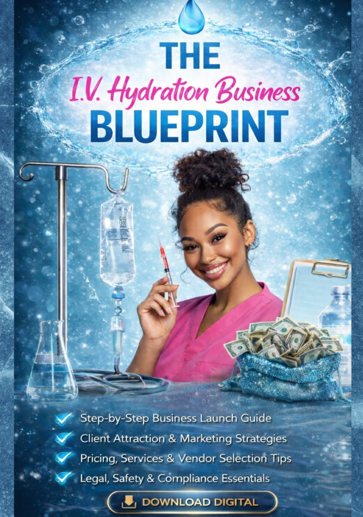 IV Hydration Business 3 Day Course Blueprint | Digital Download | IV Hydration & Wellness Business Planning & Organization Resource - Shuntia Symonette