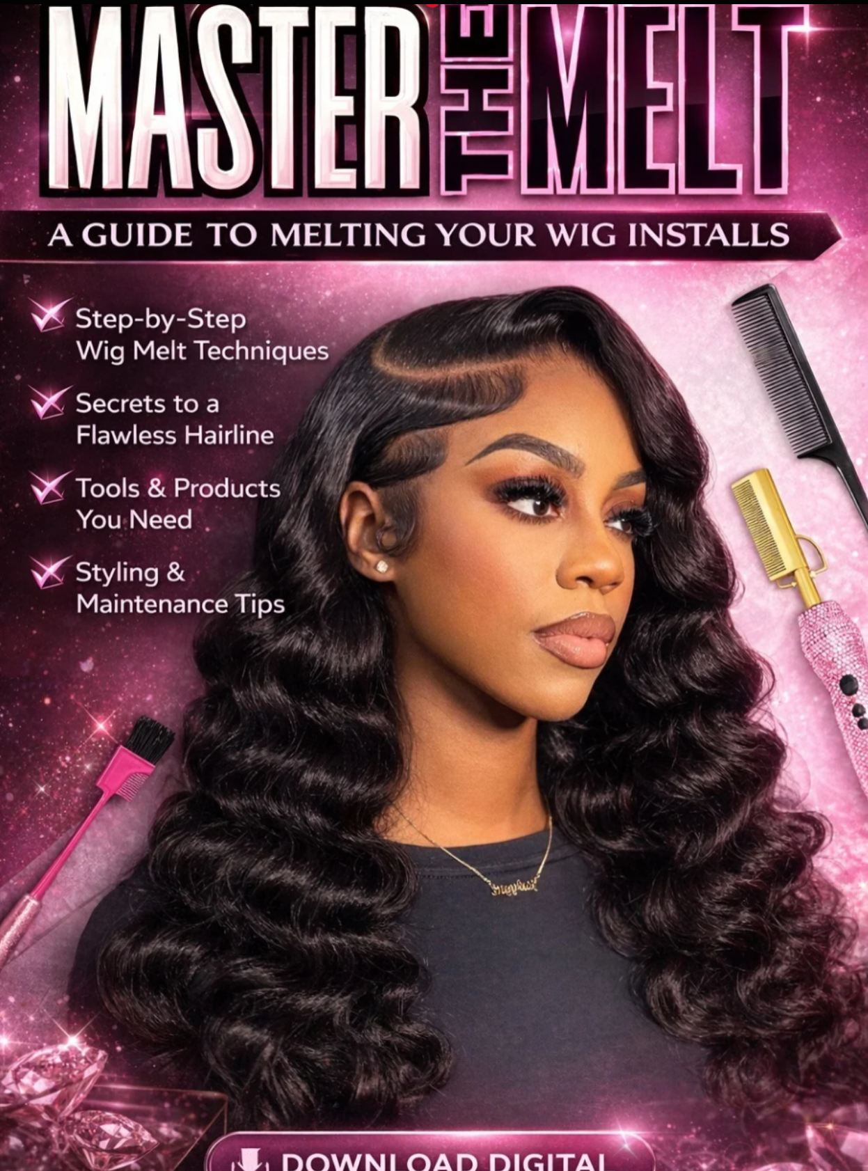 Master Melt Wig 3 Day Course Blueprint | Digital Download | Wig Melt & Wig Styling Planning & Organization Resource - Shuntia Symonette