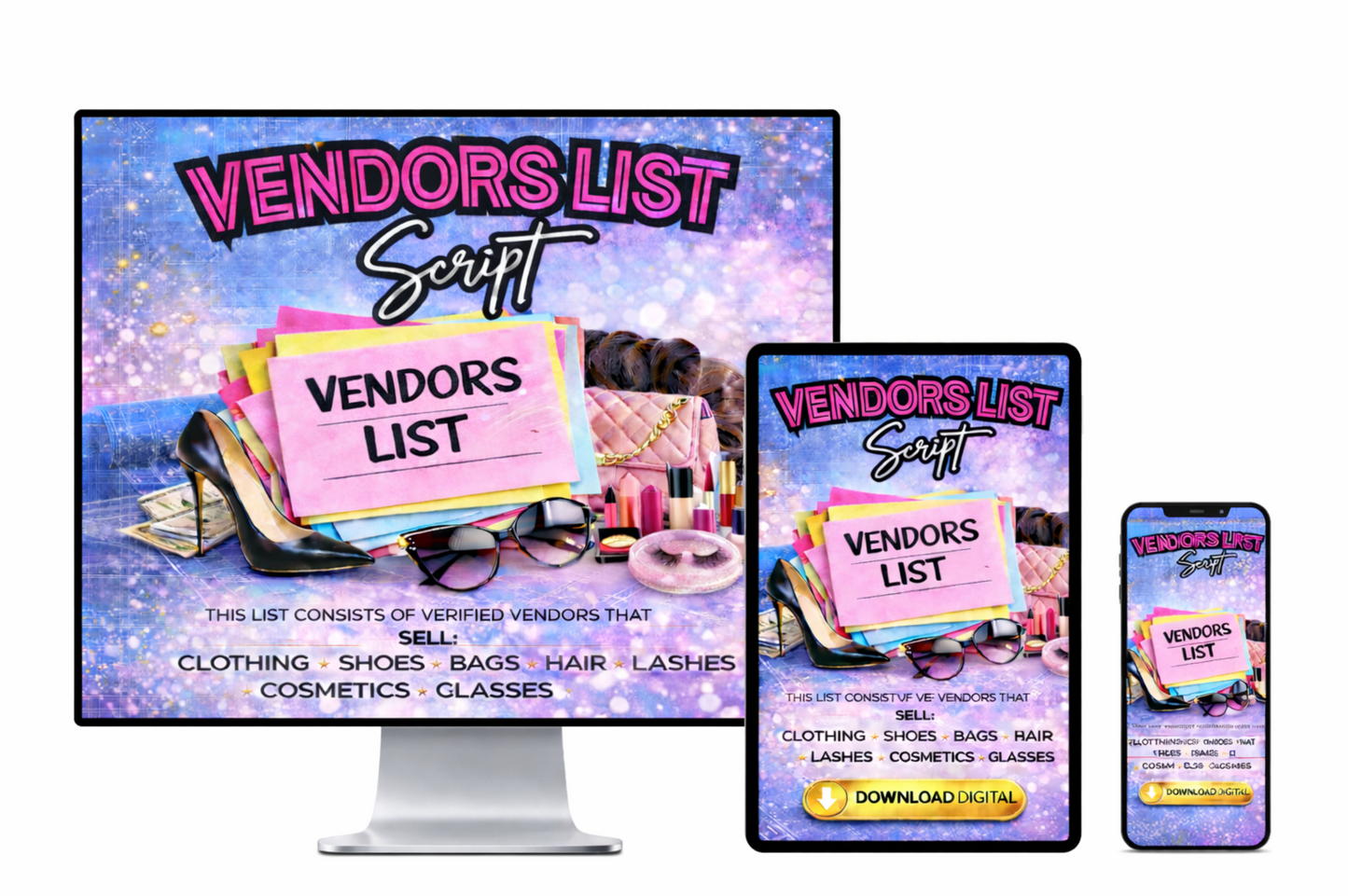 Vendors List Script 3 Day Course Blueprint | Digital Download | Vendor Communication | Business Tool for Online Sellers - Shuntia Symonette