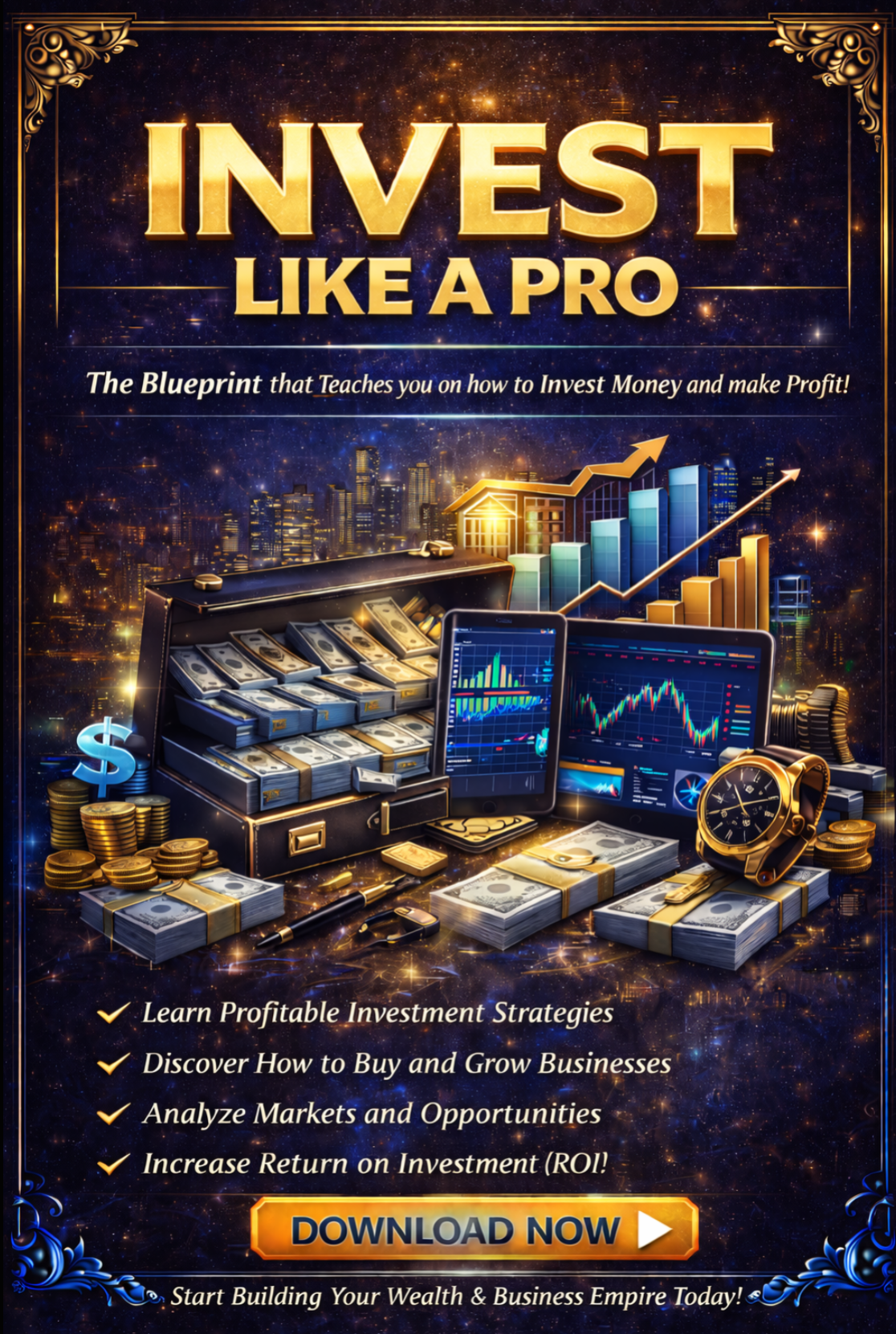 Invest Like A Pro 3 Day Course Blueprint | Digital Download | Investment Planning & Financial Education Organization Resource - Shuntia Symonette