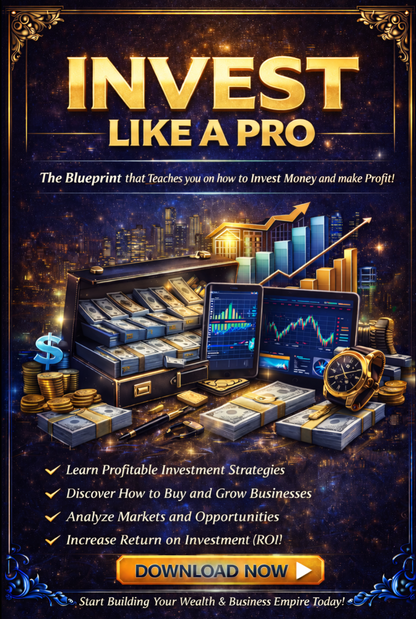 Invest Like A Pro 3 Day Course Blueprint | Digital Download | Investment Planning & Financial Education Organization Resource - Shuntia Symonette