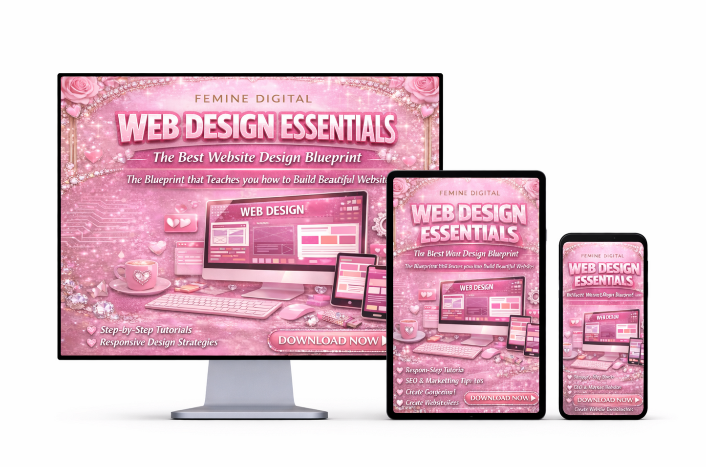 Website Design Essentials 3 Day Course Blueprint | Web Design Guide for Beginners PDF| Instant Download - Shuntia Symonette