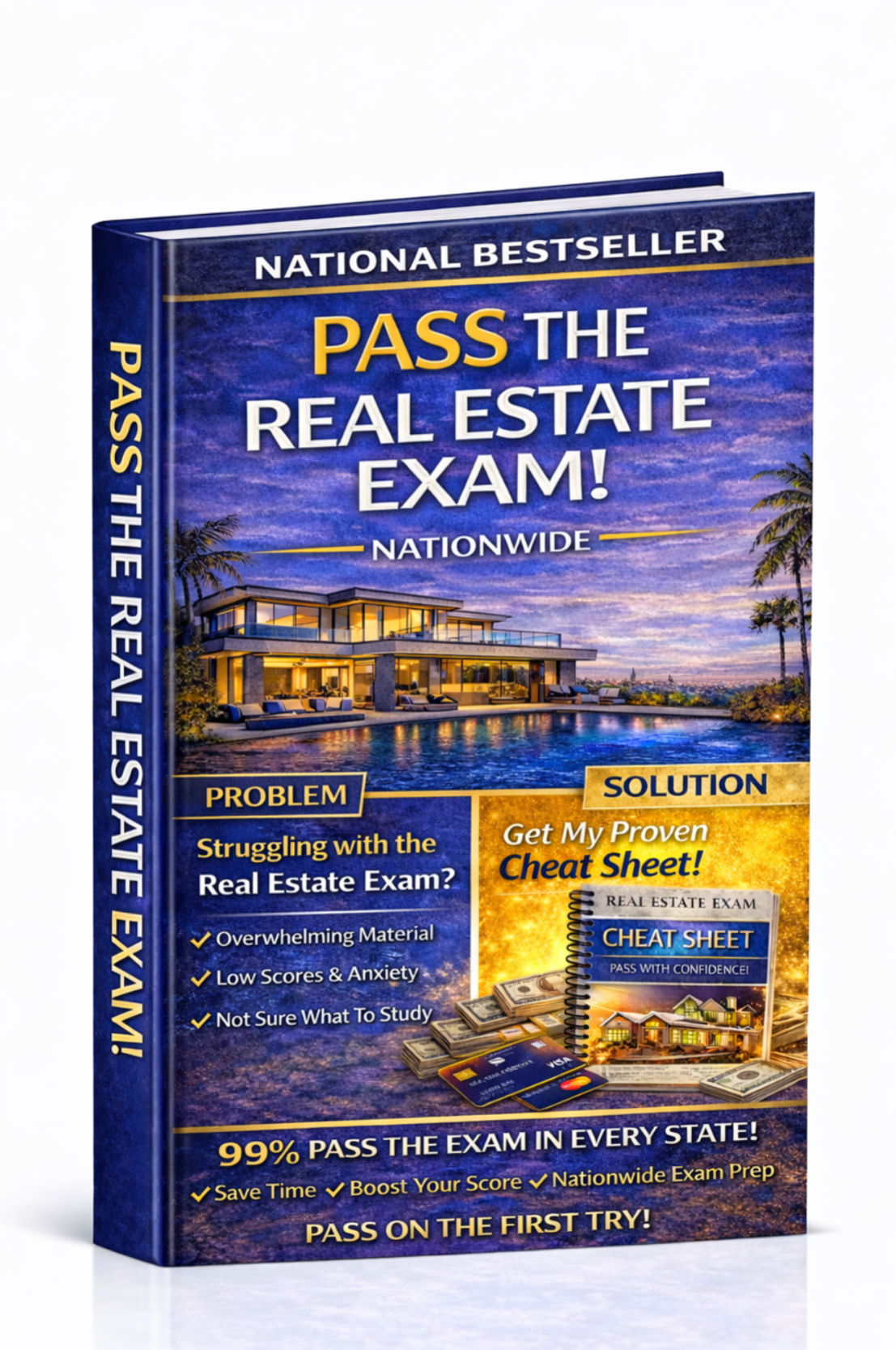 Pass The Real Estate Exam Digital Download Ebook Course School Education Buy on Google Amazon Etsy Tik Tok Shop Instagram Facebook Social Media Ai  Shein Temu Walmart Ebay Fenty Sephora Skims Nike Addidas Youtube Twitch Money Trending Viral Shopify Pinetrest Shopping Book By Shuntia Symonette