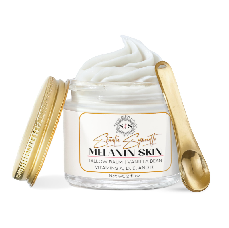 Whipped Tallow Balm with Vanilla Bean for deep skin hydration