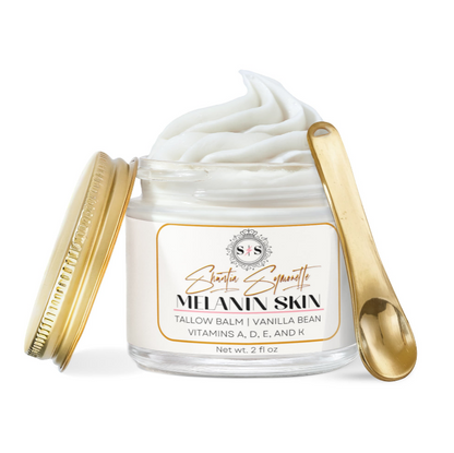 Whipped Tallow Balm with Vanilla Bean for deep skin hydration