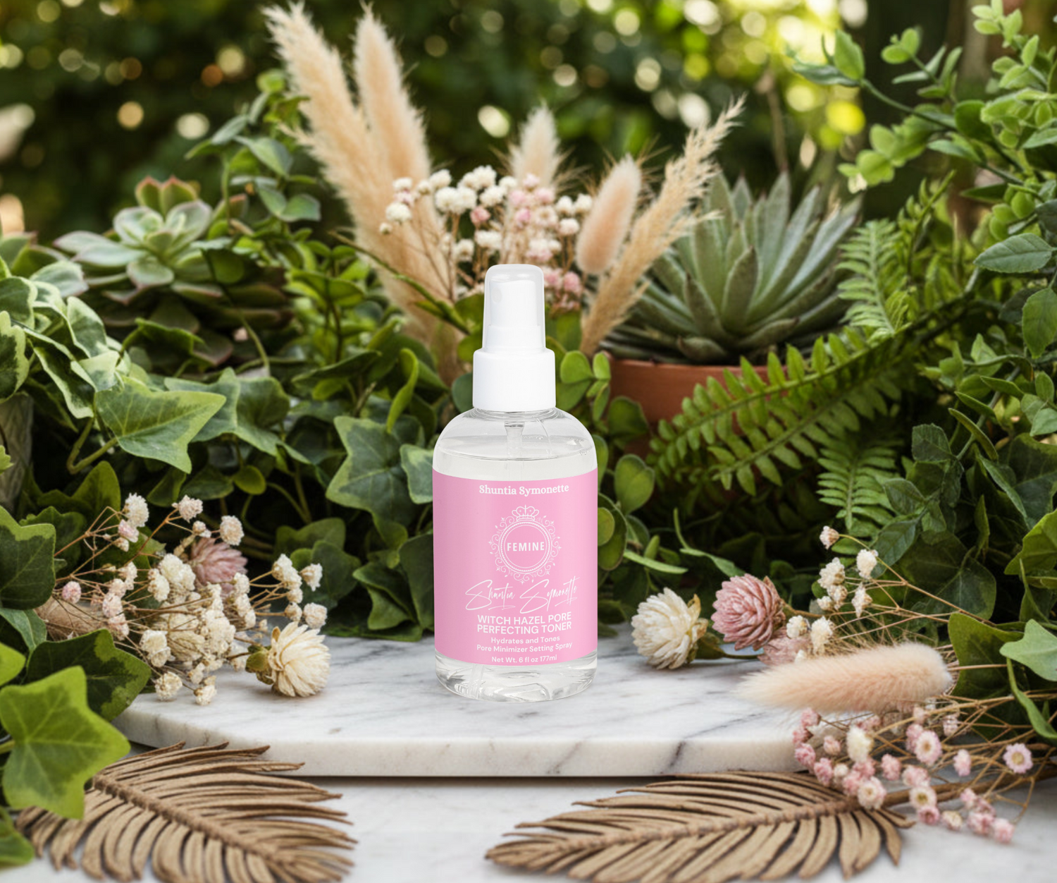 Witch Hazel Pore Perfecting Toner For Skin - Shuntia Symonette