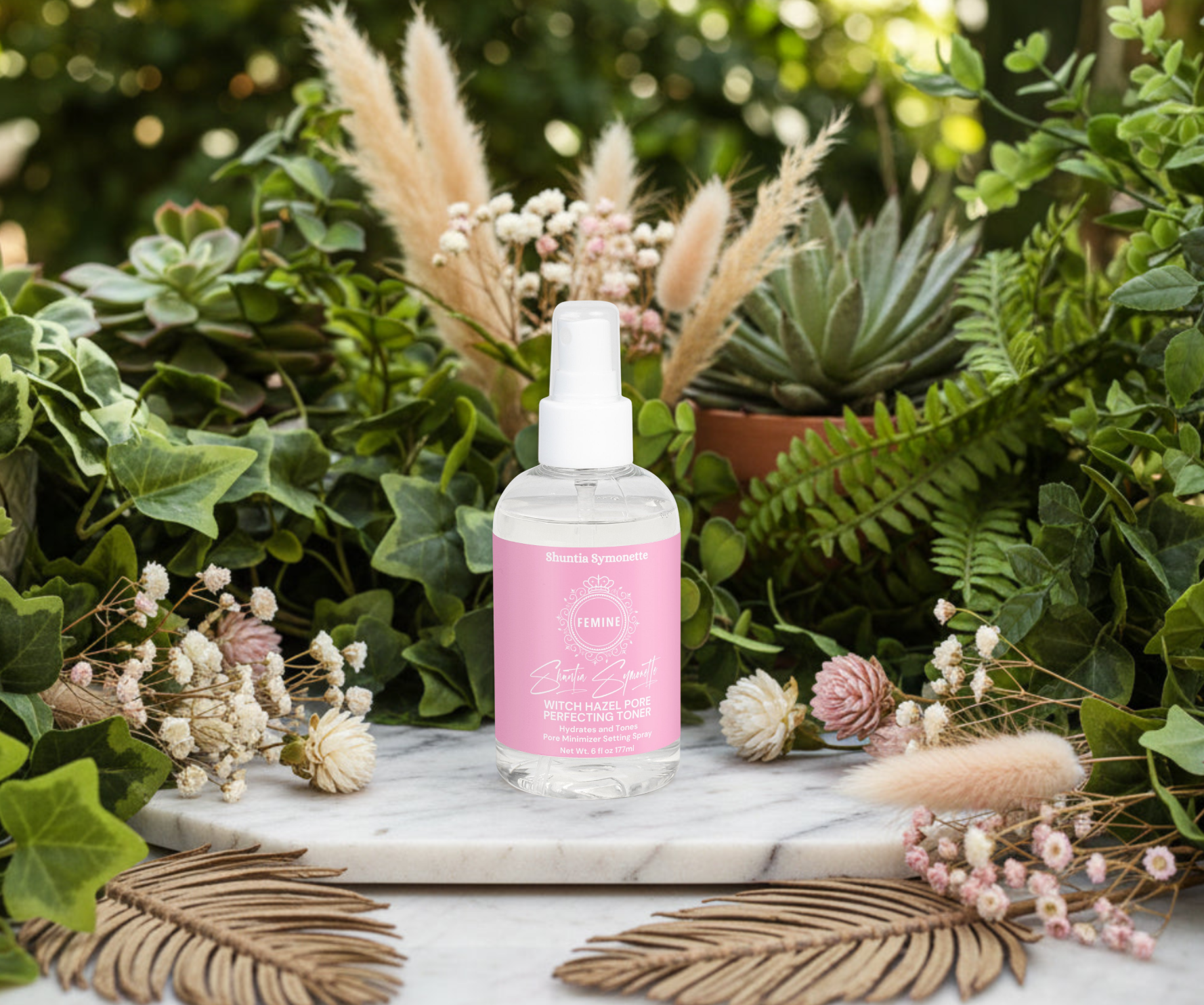 Witch Hazel Pore Perfecting Toner For Skin - Shuntia Symonette