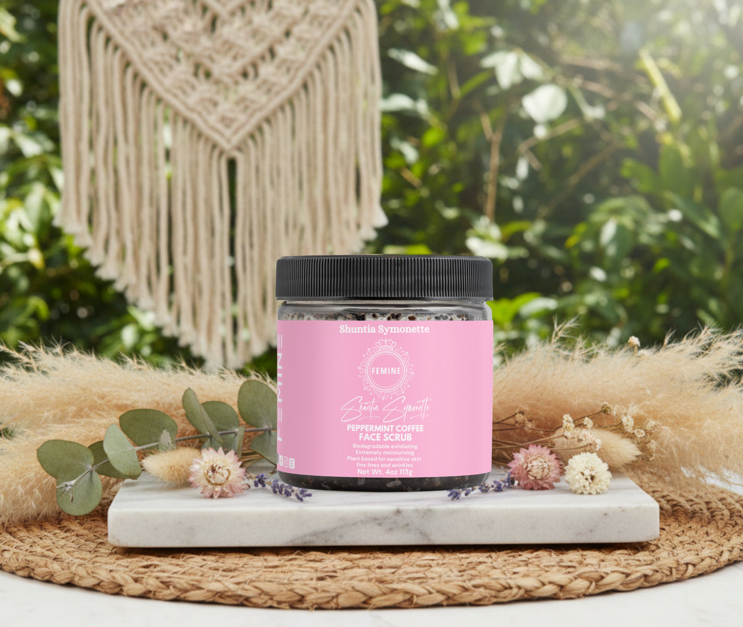 Peppermint Coffee Scrub - Shuntia Symonette