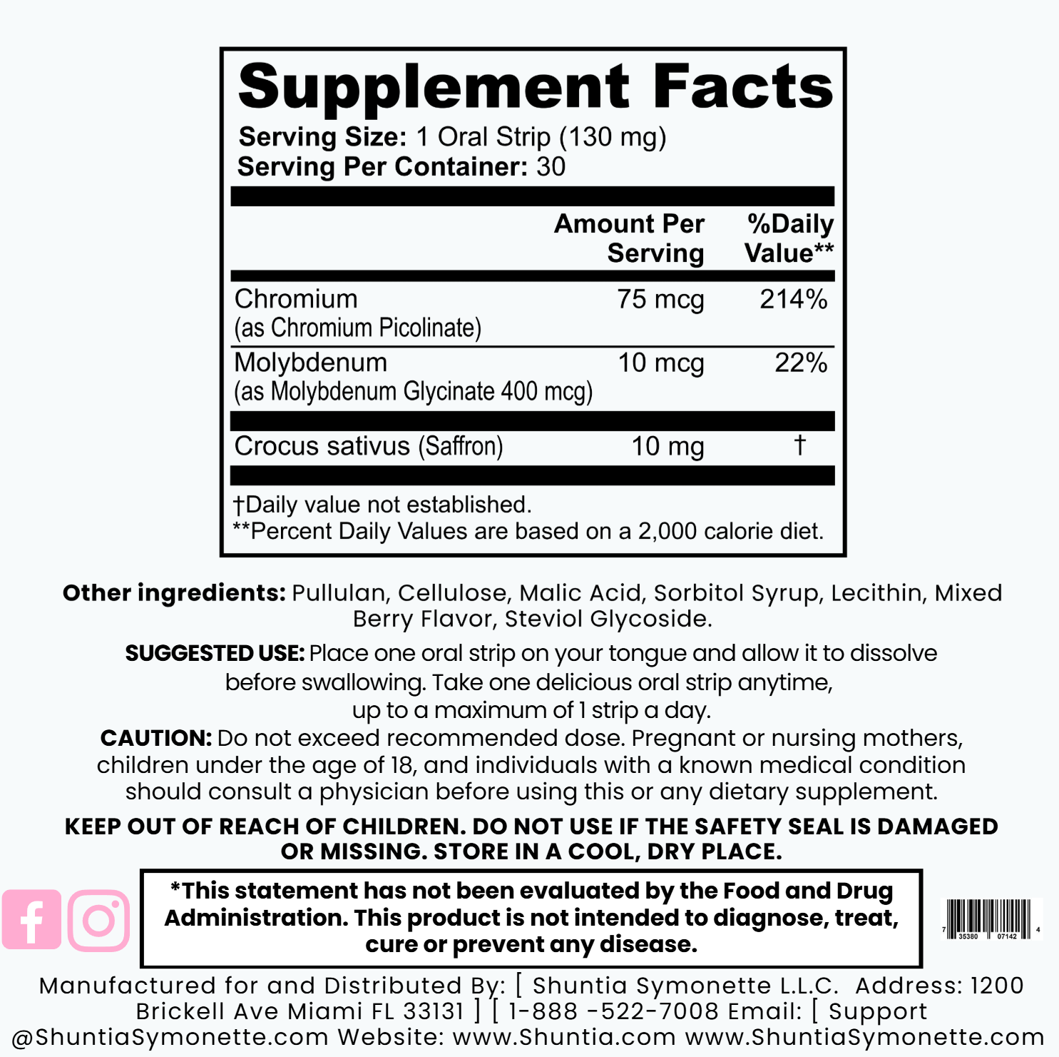 Diet Appetite Weight Strips - Shuntia Symonette