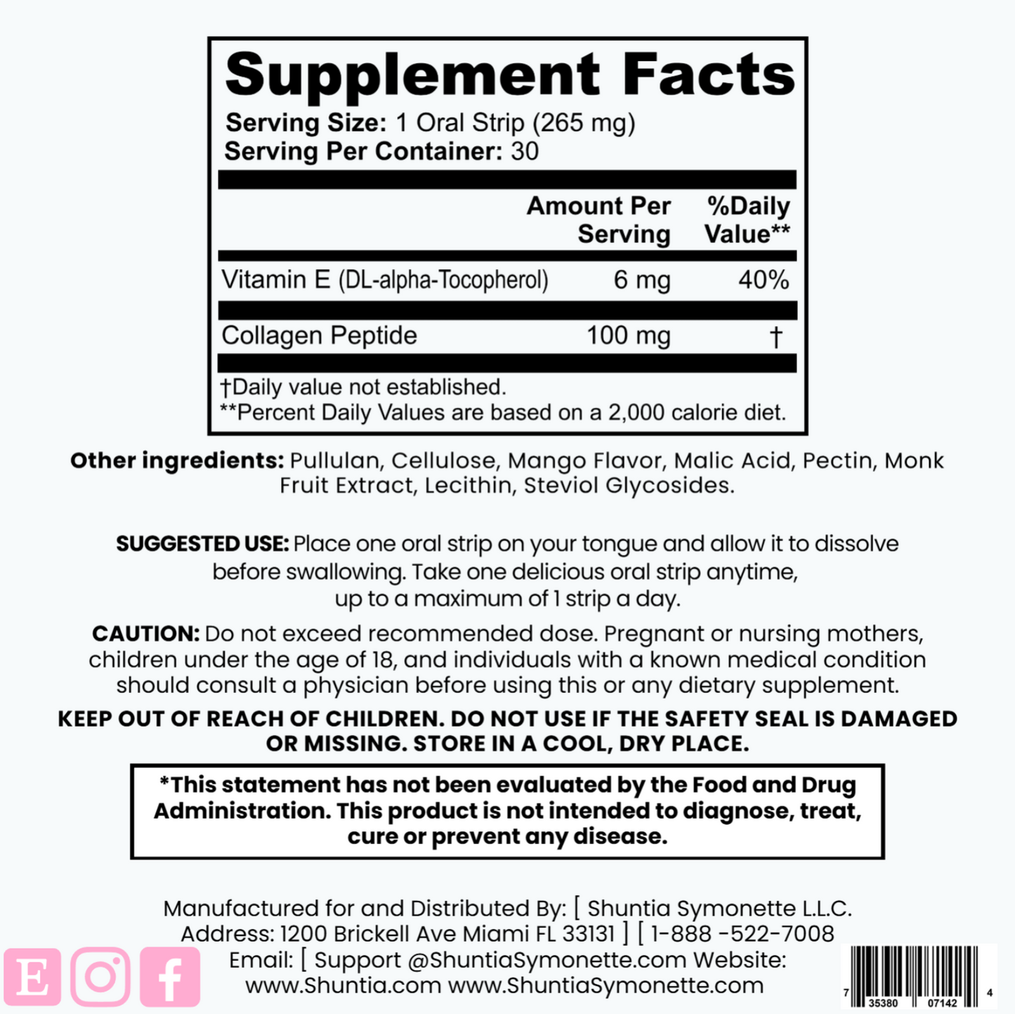 Beauty Collagen Strips - Shuntia Symonette