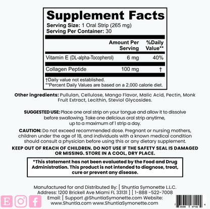 Beauty Collagen Strips - Shuntia Symonette