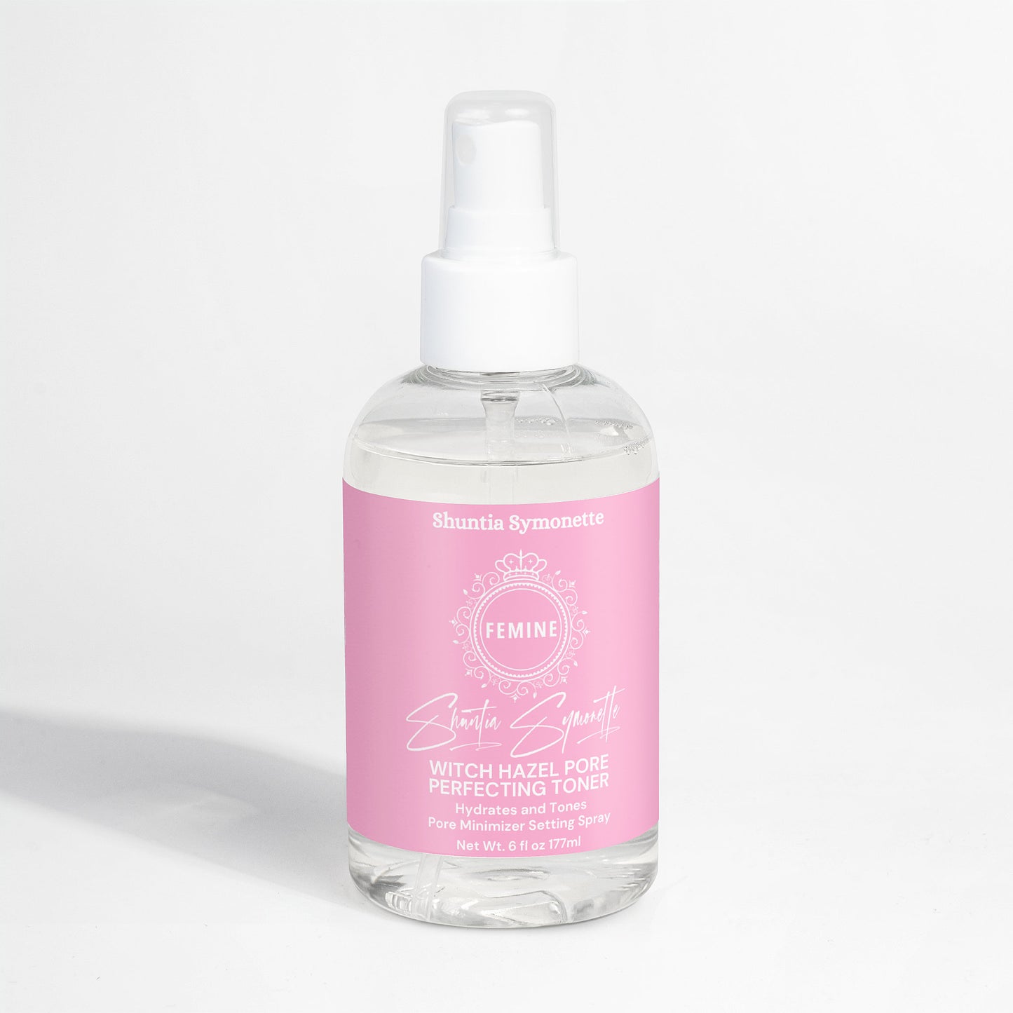 Witch hazel spray toner for minimizing pores